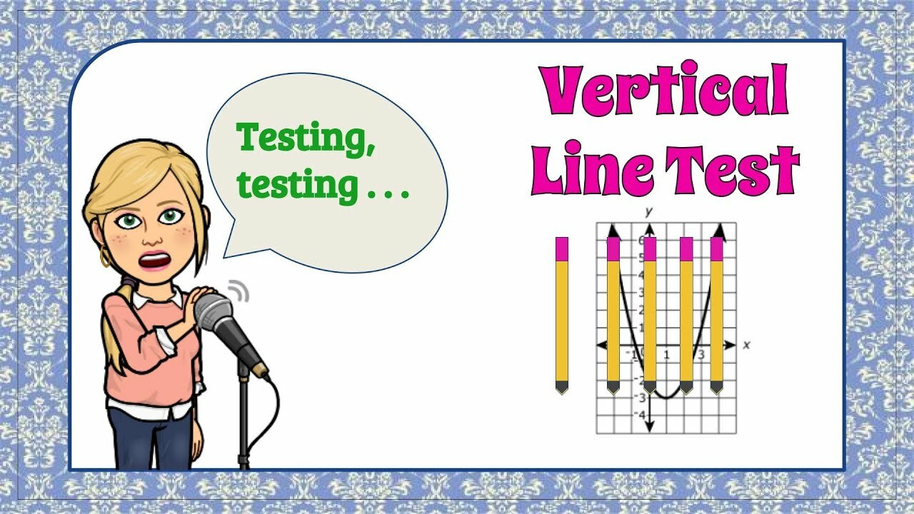 Using the Vertical Line Test 